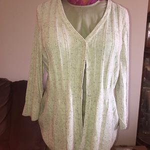 🌞$5/ or 3/$10 3/4 sleeve sweater button up